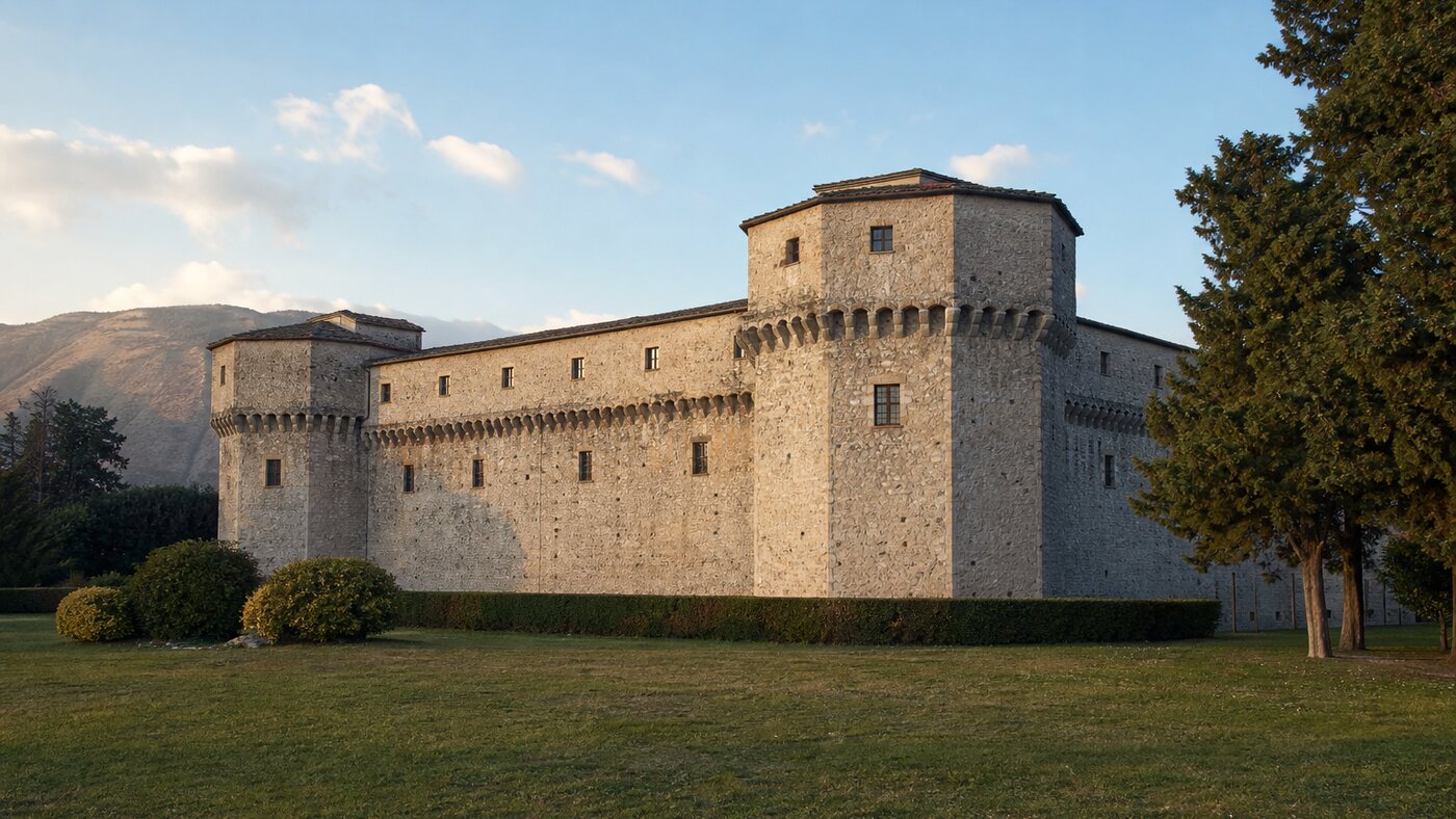 Veduta del Castello Orsini-Colonna ad Avezzano