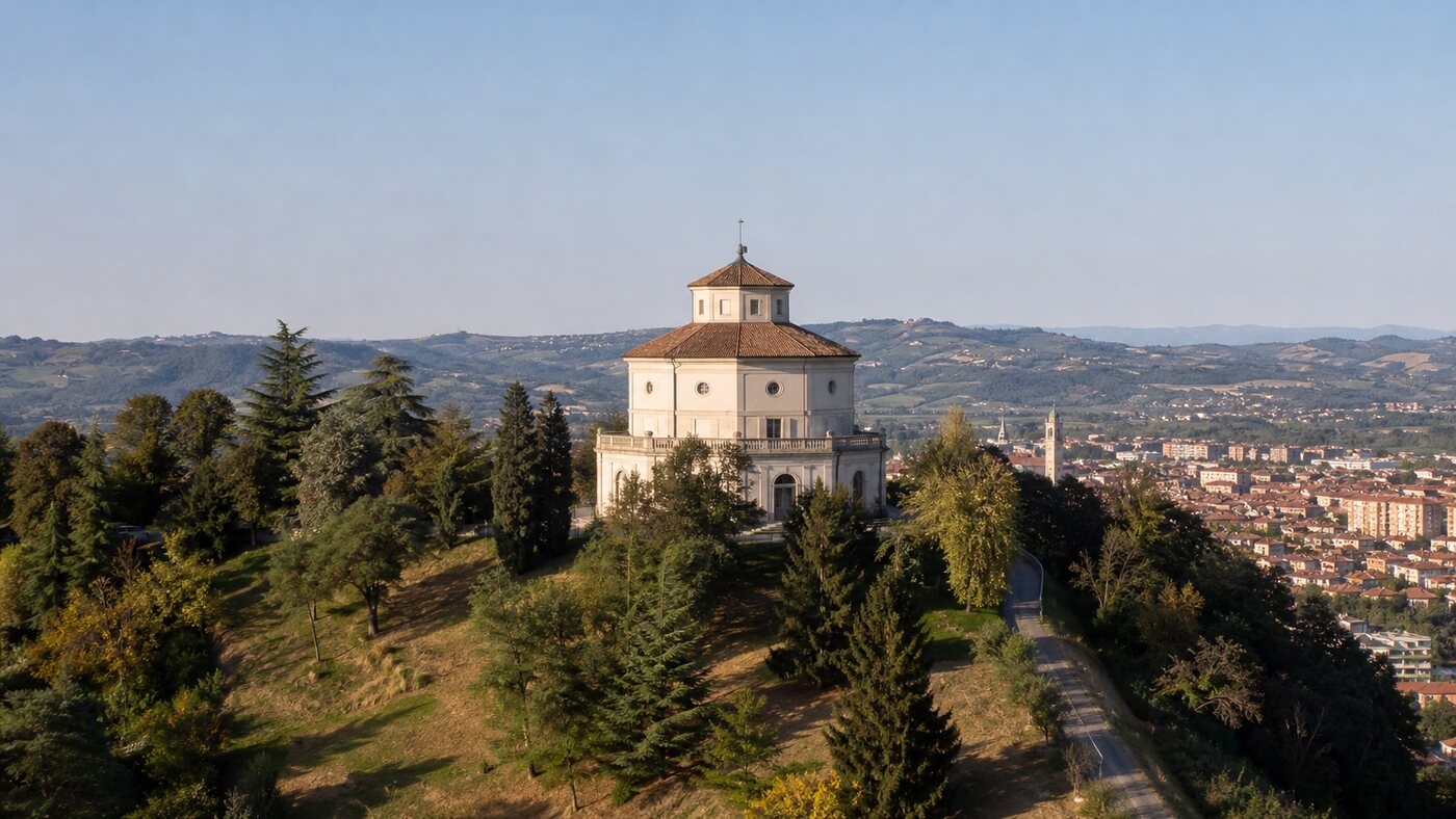 Veduta della Zizzola sopra la città di Bra