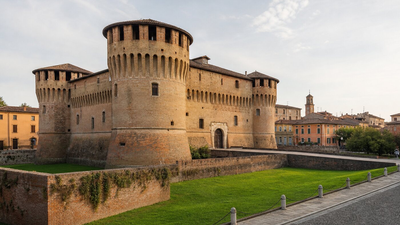 Veduta della Rocca Sforzesca di Imola