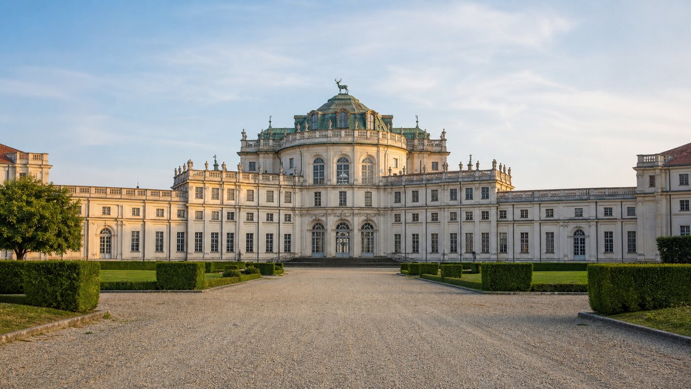 Veduta della Palazzina di Caccia di Stupinigi a Nichelino