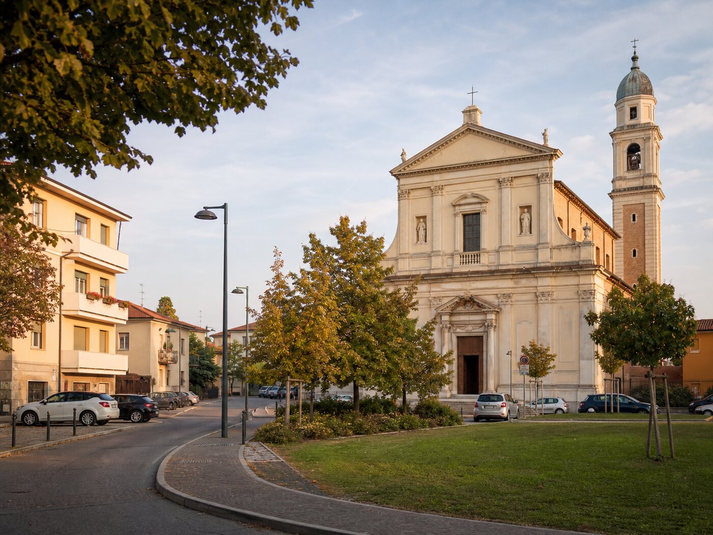 Veduta editoriale del quartiere Santa Lucia a Verona