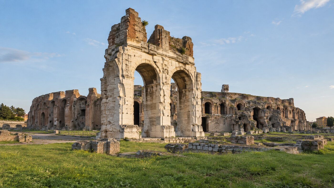 Veduta dell’Anfiteatro Campano a Santa Maria Capua Vetere