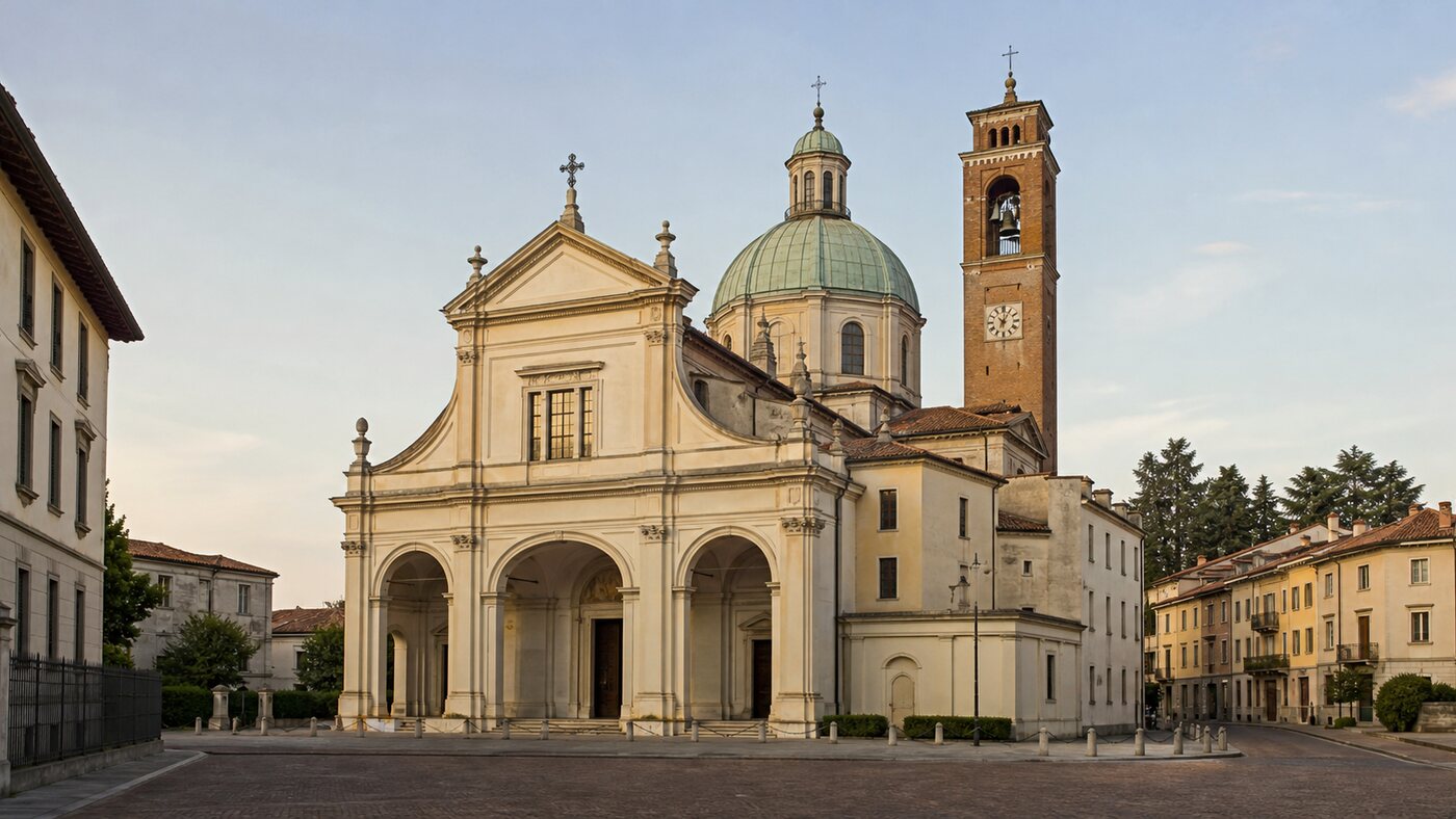 Veduta del Santuario della Beata Vergine dei Miracoli a Saronno