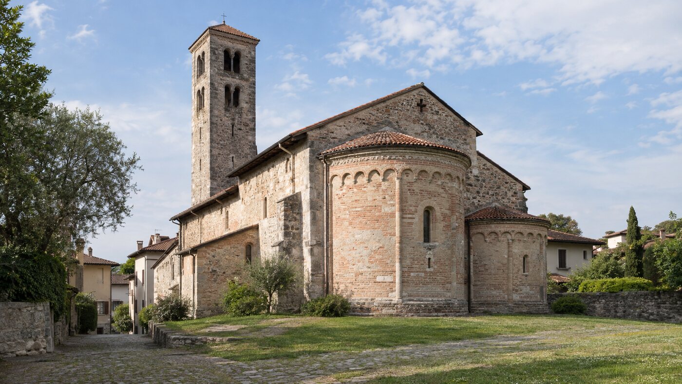 Veduta dell’Abbazia di San Donato a Sesto Calende